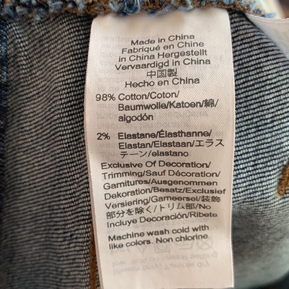 Madewell High Rise Mid Length Denim Shorts in Erwin Wash size 25 - Picture 9 of 11